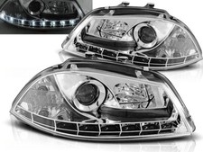 Headlights for Seat Ibiza 6L 2002-2005 2006 2007 2008 VR-1542 Daylight Chrome
