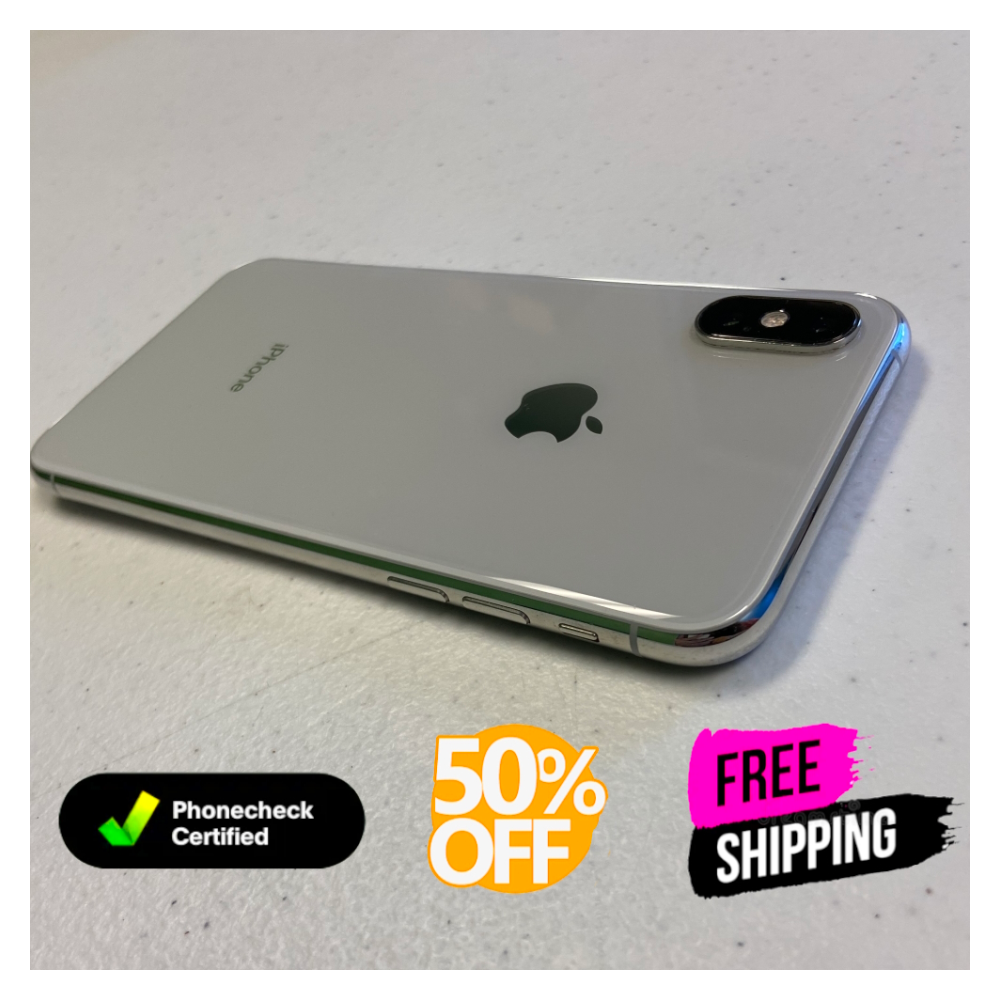 Apple iPhone XS Silver 4G 64/256GB Unlocked Verizon Metro
