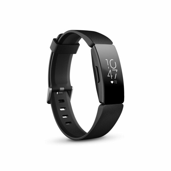 Fitbit Inspire HR Fitness Tracker - Black (FB413BKBK) for sale 