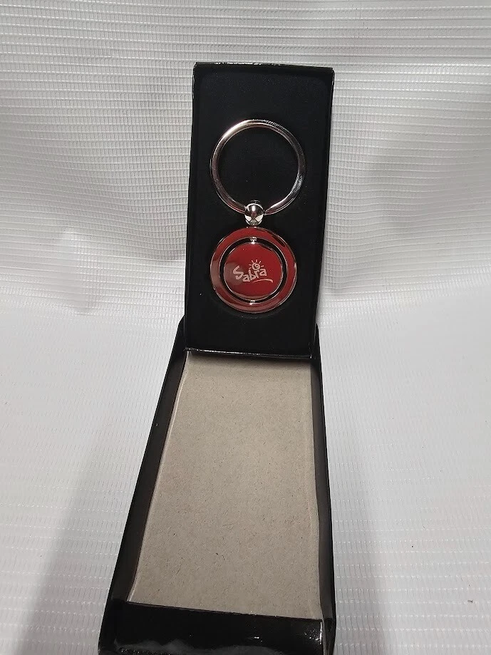 Sabra Hummus Keychain Portable Brand Icon metal and great collectable key chain Foto 4 de 4