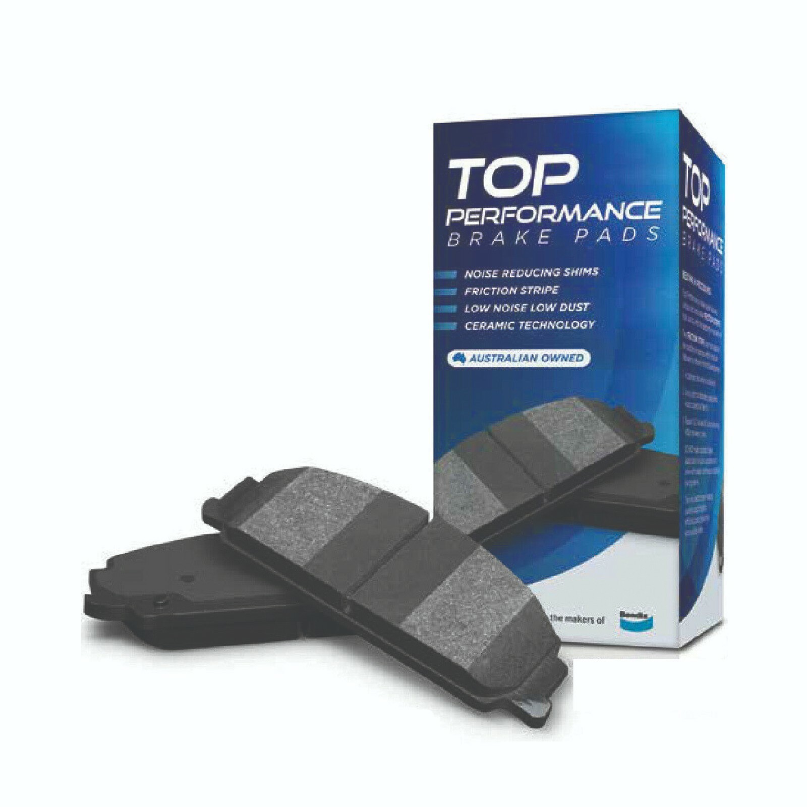 Top Performance Brake Pads From The Makers of Bendix Front DB1679TP
