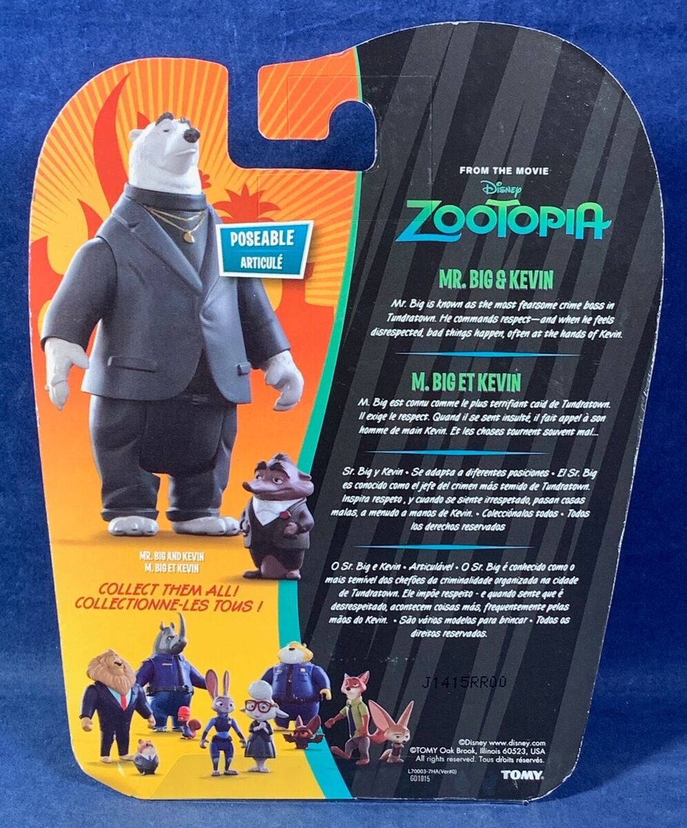 Mini Figuras - Disney Zootopia - Pack com 2 Personagens - Mr Big e Kevin -  Sunny em Promoção na Americanas