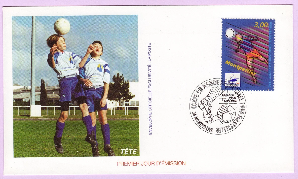 Carte postale - 1er jour -FRANCE 98- Coupe du Monde football 1998