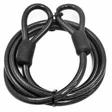 ROCKBROS Bike Steel Cable 1/2in Thick Heavy Duty Security Vinyl Coated Flexible