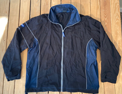 Norton Men s Full zip Up Motorcycle Bikers jacket size XL Black/blue HG