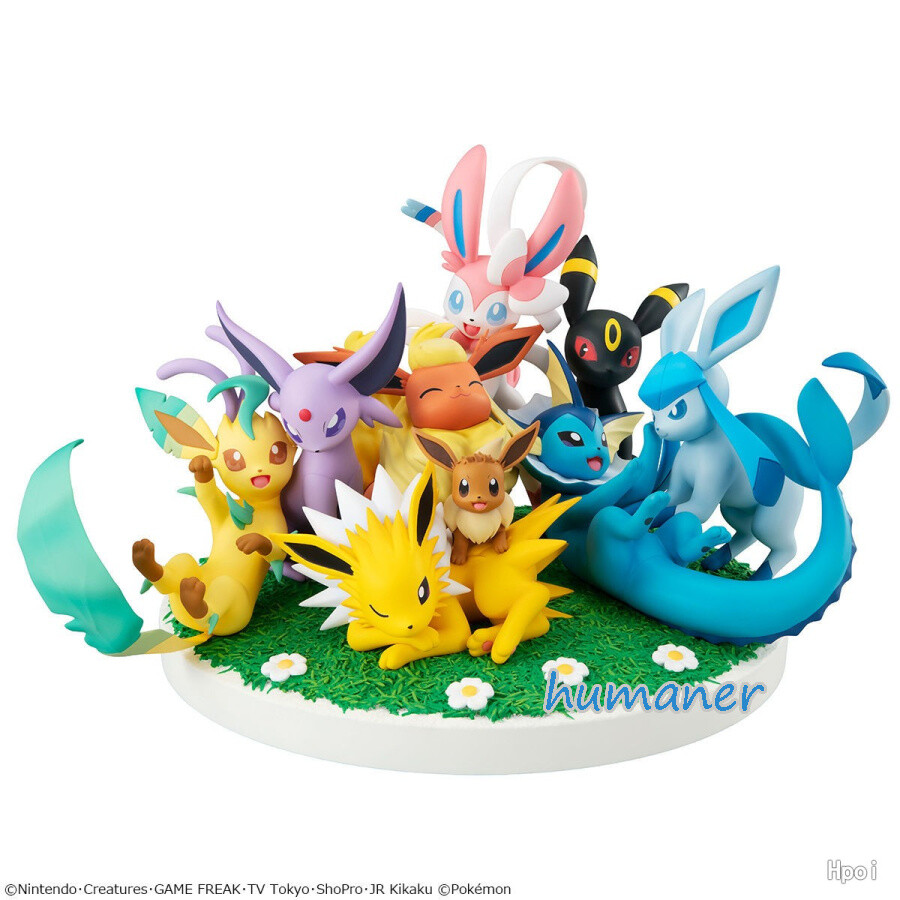 MegaHouse G.E.M. Eevee Friends Family Character Figure Authentic