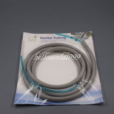 Dental Silicone Hose Triple 3-Way Water Air Spray Syringe Handpiece Tube 180cm