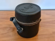 Soligor Leder Vintage Kamera Objektivhülle 70 mm x 85 mm mit kurzem Riemen - M178