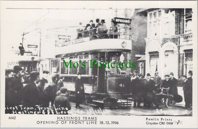 Sussex Transport Postkarte - Hastings Straßenbahnen Eröffnung 1906 - 2596