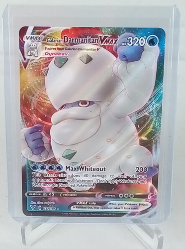 Galarian Darmanitan VMax 37/185 Rare Holo Pokémon Card 2020