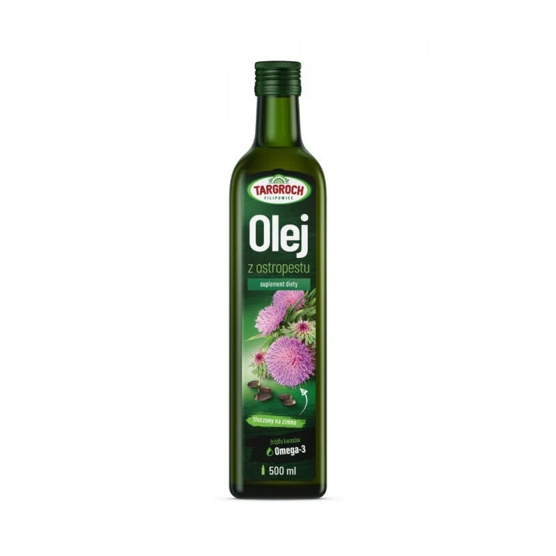 TARGROCH Cold pressed milk thistle oil OLEJ Z OSTROPESTU QUALITY 250ML/500ML - Image 2 of 3