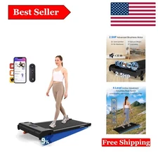 Super Quiet Under Desk Treadmill with Incline & Remote for Home & Office