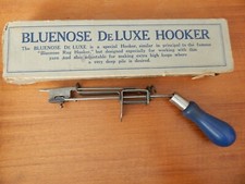 BLUENOSE Deluxe Rug Hooker for Thin Yarn, Antique 1926 Rug Hooker w/ Box, Manual