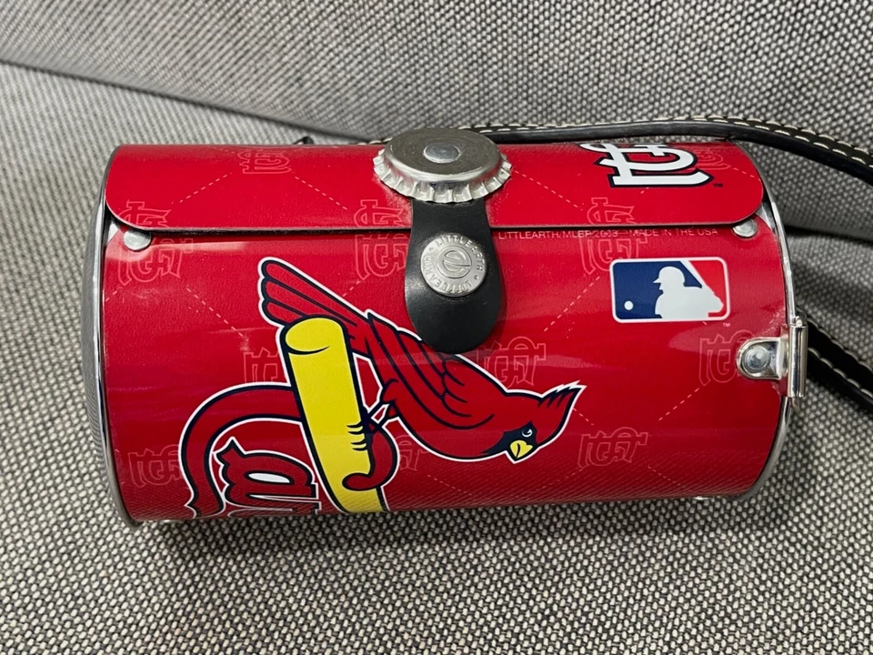 Little Earth Littleearth MLB St. Louis Cardinals Metal Purse w/ COA - Image 2 of 4