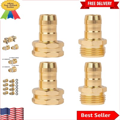 Stainless Steel Clamp Hose Repair Kit - Easy Connect 3/4'' or 5/8'' Fittings