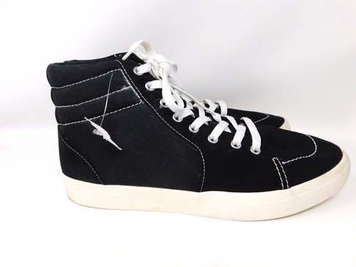Sun + Stone Herrenschuhe Größe 11,5 Jett High Top Freizeit Skate Turnschuhe Schwarz - Bild 1 von 10