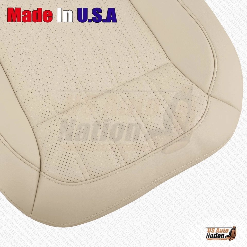 Capa de couro marrom parte inferior motorista-passageiro Mercedes Benz GLE550 GLE550E 2016-2018 - Imagem 2 de 4