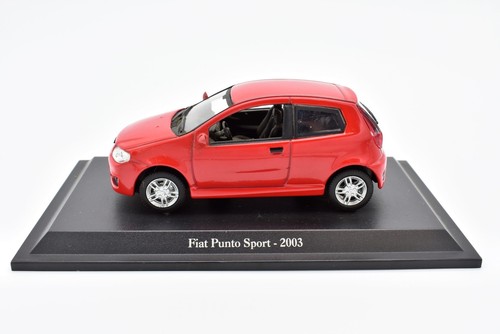 modellino auto scala 1:43 FIAT PUNTO SPORTING red diecast collezione modellismo - Foto 3 di 4