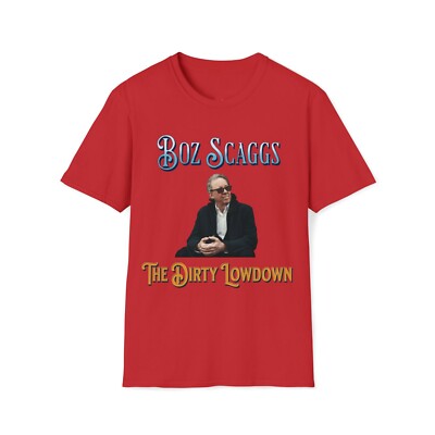 Vtg Boz Scaggs Gift For fans Cotton Red All Size Unisex Shirt BSS119