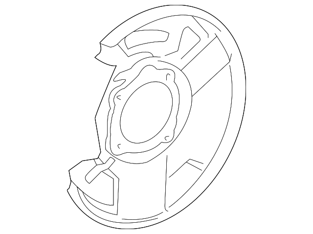 TOYOTA OEM 05-06 Tundra Front Brakes-brake Backing Plate 4770434031 for