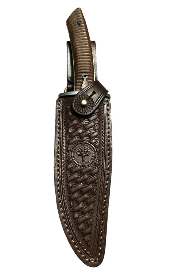 Boker Arbolito Esculta Ébano Fijo Caza 5 3/4 pulgadas Hoja de Acero Foto 3 de 4