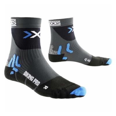 X-Socks Socken BIKING PRO anthrazit/blau 35/38