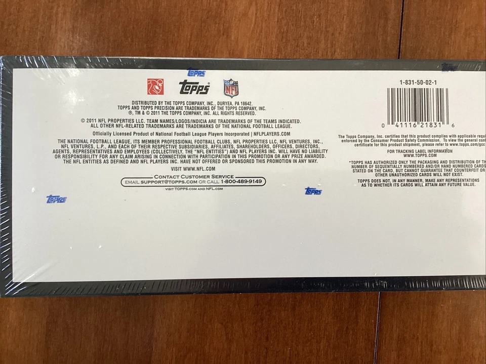 2011 Topps PRECISION Football Sealed Hobby Box - Image 2 of 3