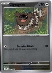 Zigzagoon 081/094 Phantasmal Flames Reverse Holo