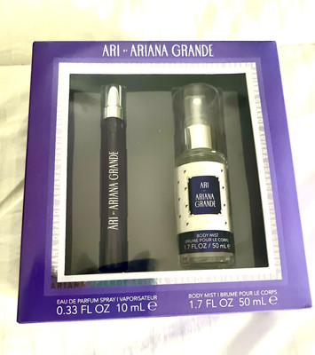 Ariana Grande ARI Eau De Parfum Spray .33 oz & Body Mist 1.7 oz Gift Set.  New