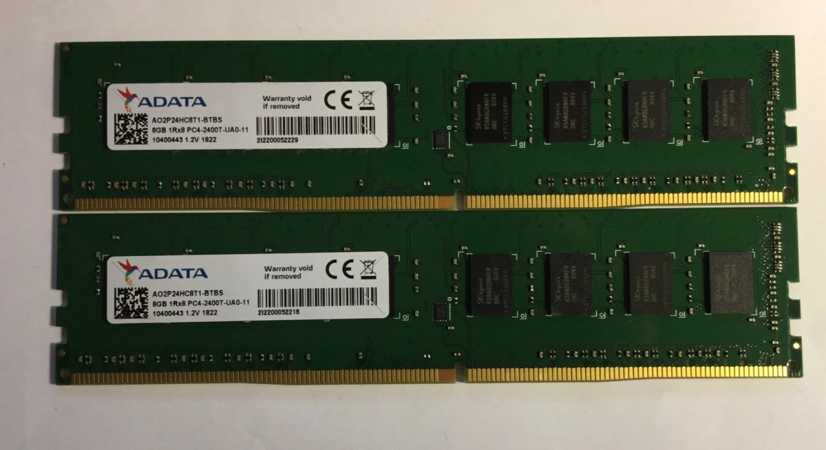 ADATA PC4-19200 (DDR4-2400) Bus Speed Computer RAM 16 GB Total