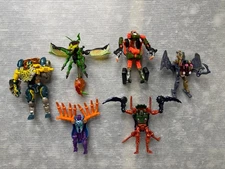 TRANSFORMERS Beast Wars Transmetal FIGURE LOT/6 Sonar Predacon Scavenger Buzzsaw