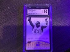 Michael Jordan 2010-11 Upper Deck North Carolina #169 Jordan Years, Graded 10