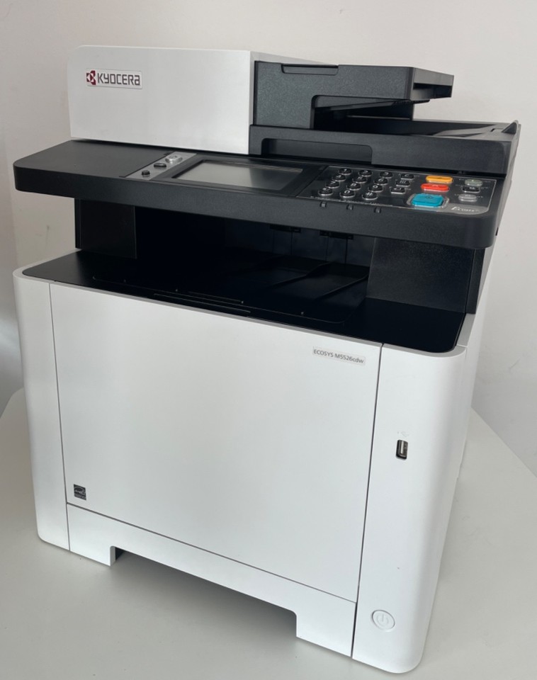 Kyocera ECOSYS M5526cdw WLAN Farblaserdrucker DUAL-Scanner, nur 17.129 ...