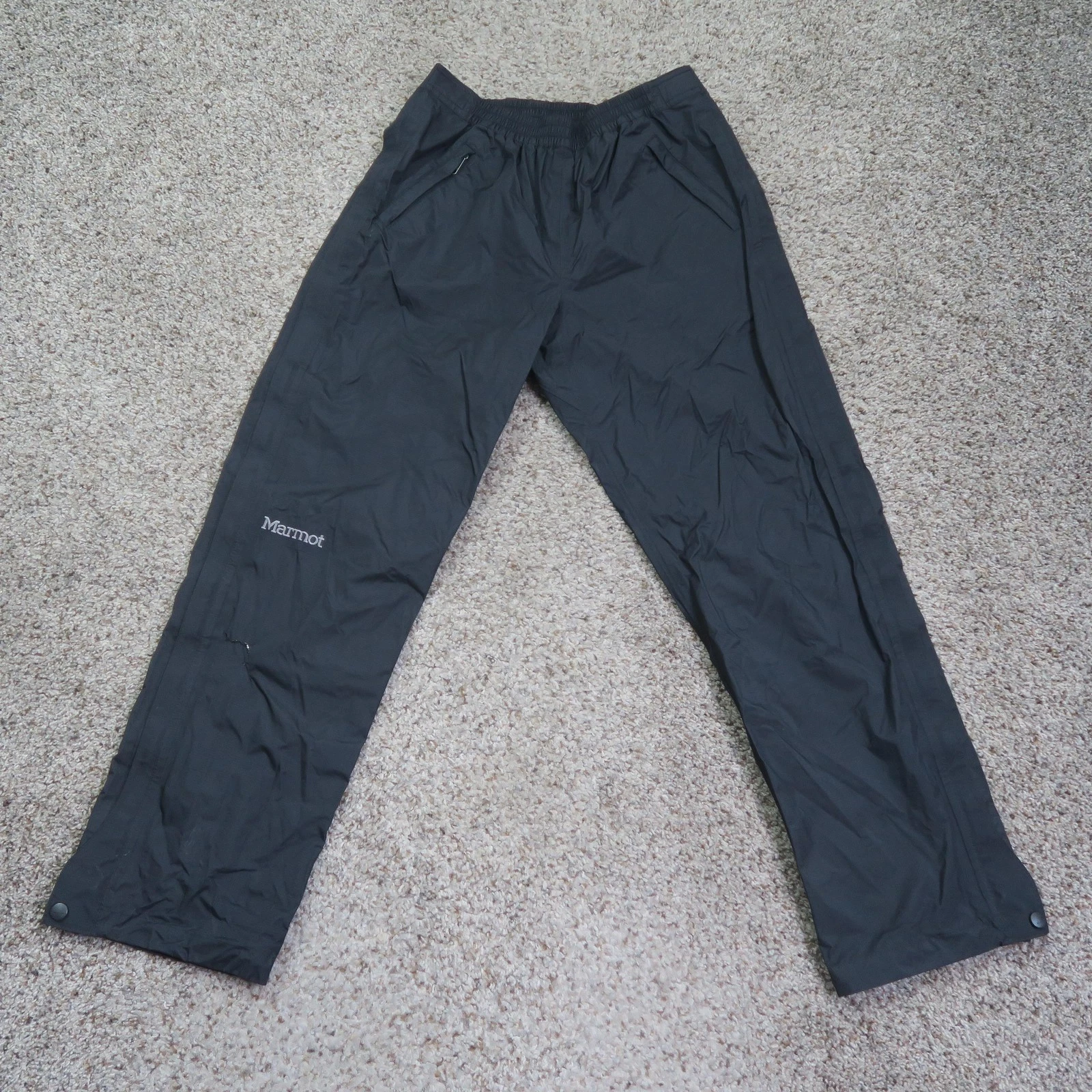 Marmot Pants Mens Small Short Black Precip Full Zip Rain Waterproof Hiking 26x27
Opens in a new wind