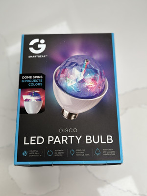 Disco LED Party Birne 360 Grad drehbar Anschlussdrehbar verbindet mit E27 Licht