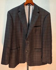 Lauren Ralph Lauren Men's BlackwatchTartan Plaid Wool Blazer Sport Coat 44R