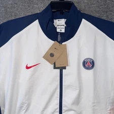 Paris Saint Germain Nike PSG Soccer Track Jacket Full Zip Vented Mens XL NEW