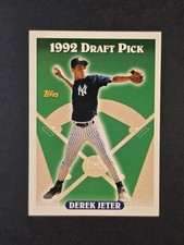 1993 Topps Derek Jeter Blank Back #98 card