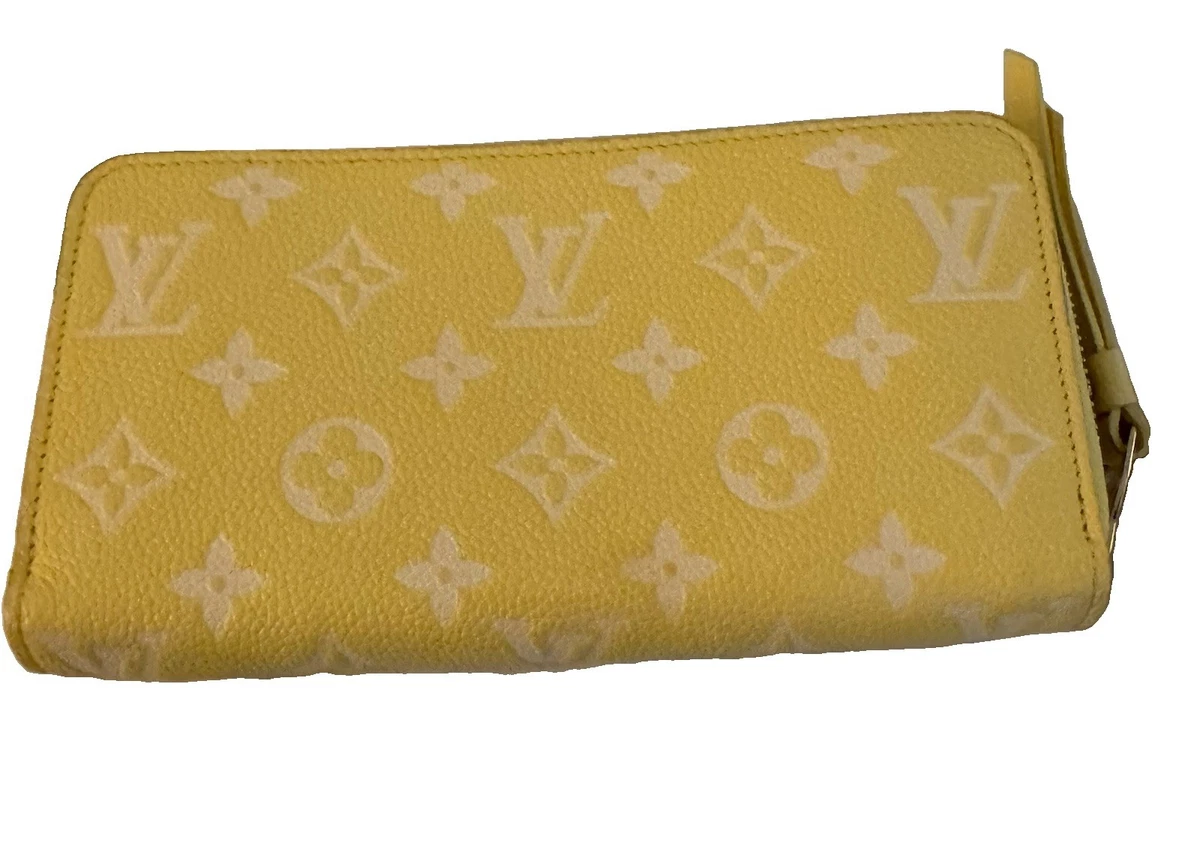 Louis Vuitton Leather Yellow Wallets for Women for sale | eBay