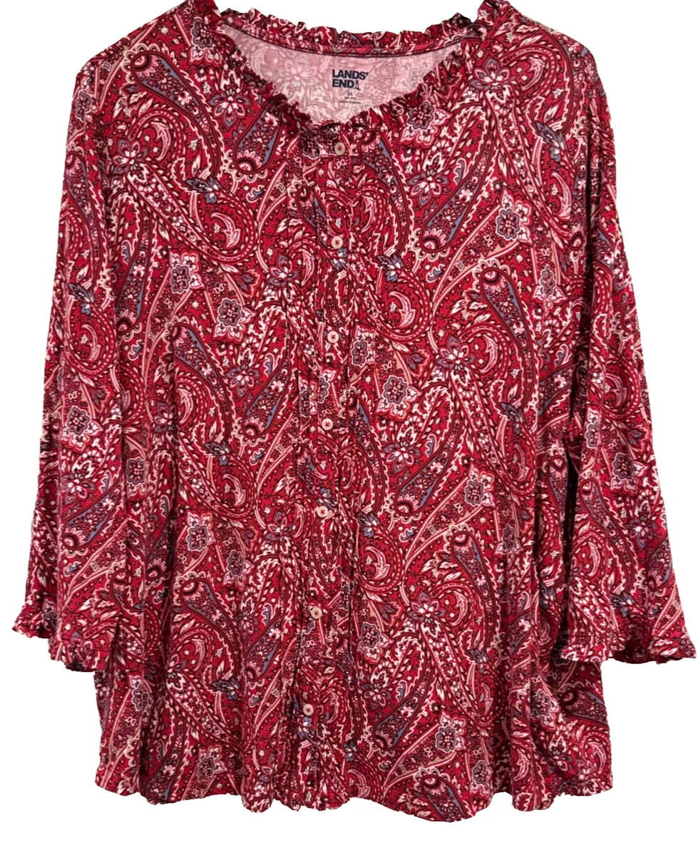 Lands' End Business Paisley Tops for Women for sale | eBay