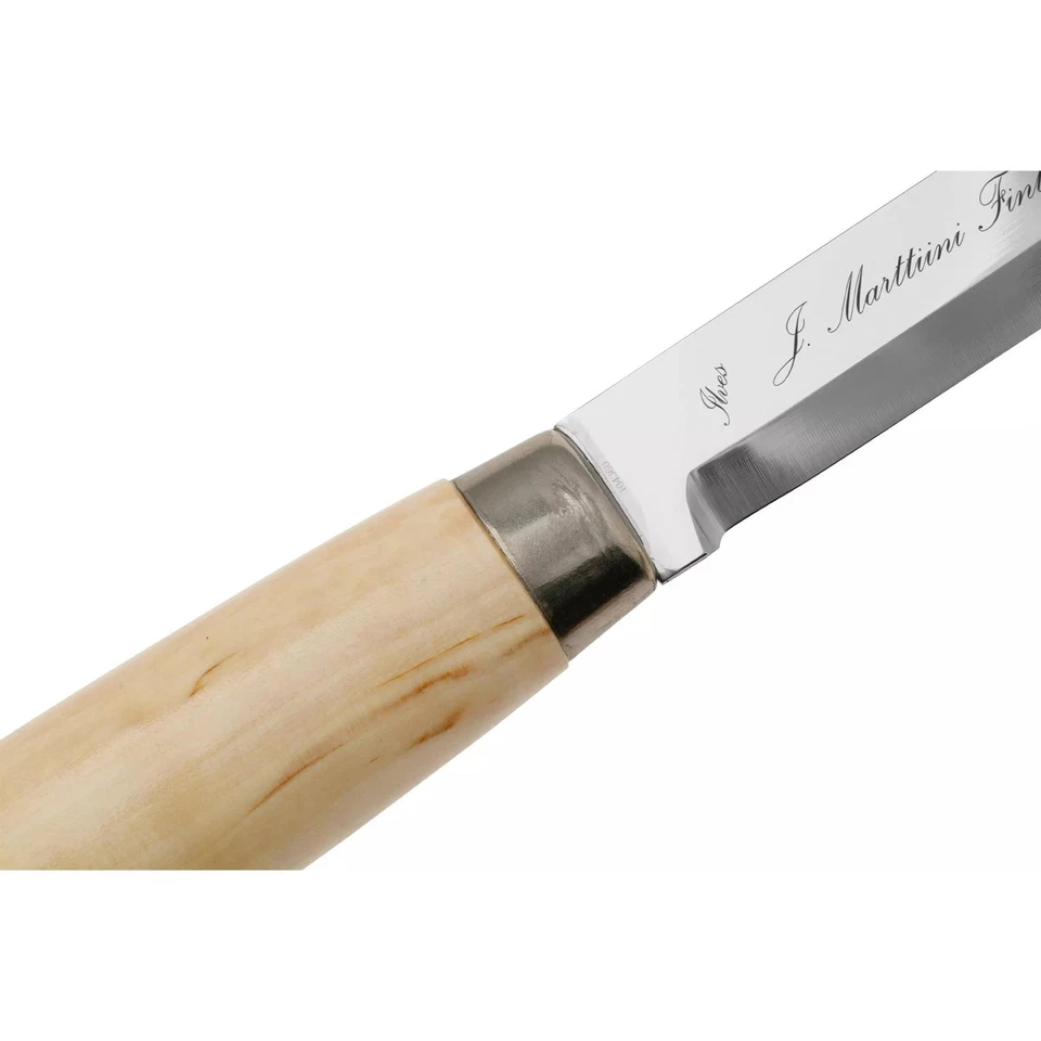 Marttiini Lynx 131 Jagdmesser 11cm Edelstahlklinge Lederscheide Braun - Bild 2 von 4