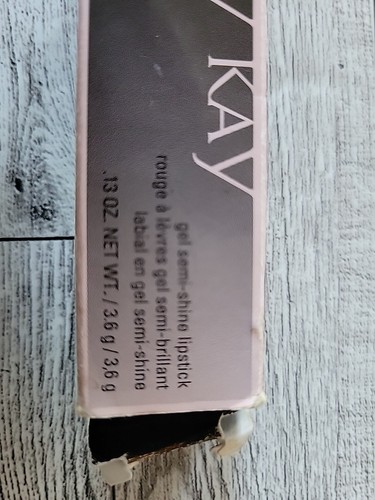 Mary Kay Lipstick Apple Berry Gel Semi Shine 094640 Discontinued UNUSED BOX - Zdjęcie 9 z 9
