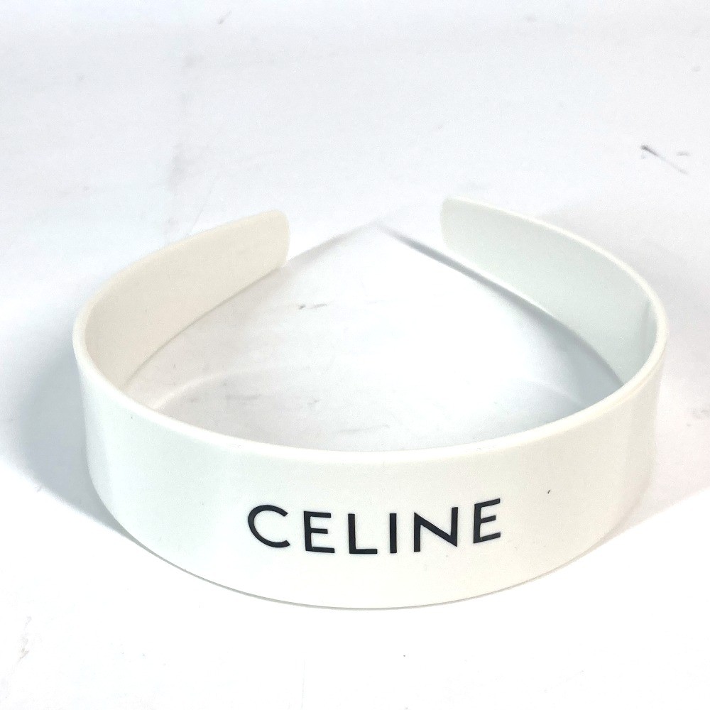 CELINE ブラック ロゴ ヘアバンド CELINEロゴ】ヘアバンドセリーヌ celine