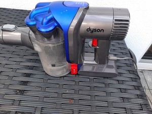 dyson dc35  Akkustaubsauger blau/grau mit Zubehör