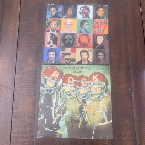The Who Lot Odds & Sods Face Dances Vinyl Record EX/VG+ Face Dances Poster!!!