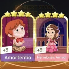 AMORTENTIA  HERMIONE S ARRIVAL GOLDEN BLITZ EVENT 4 STAR MONO POLY -GO FAST DEL