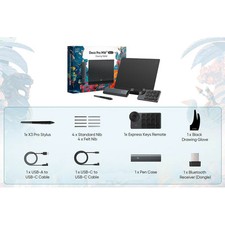 XPPen Wireless Drawing Tablet Deco Pro LW 2nd 11 Inch Bluetooth Computer Pad