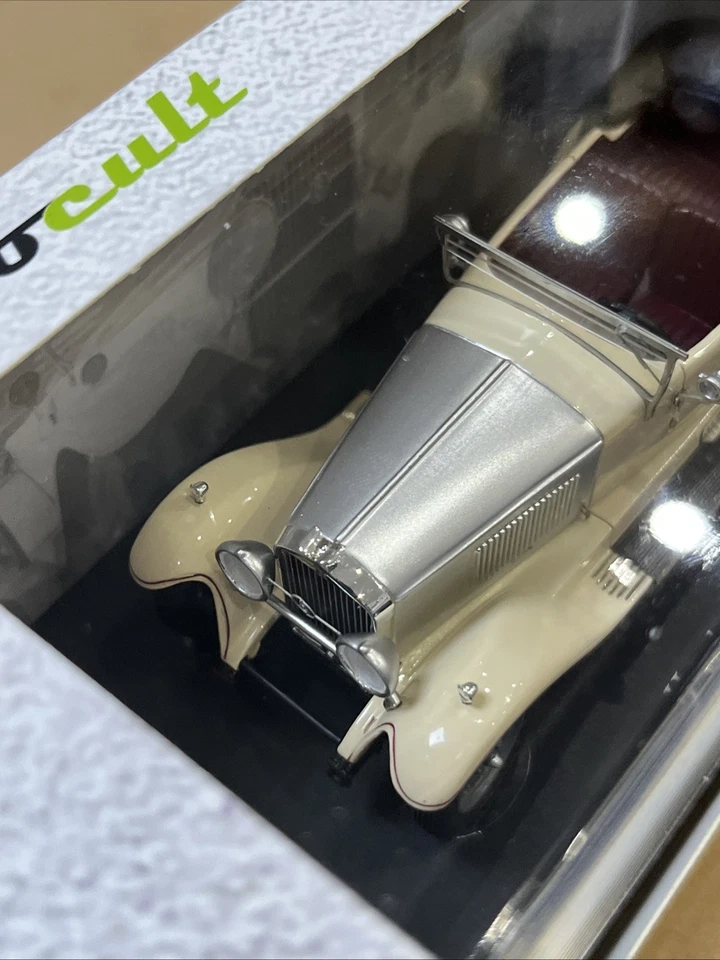 HORCH 8/400 TOURER 1930  1/43 RESIN CAR MODEL BY AUTOCULT LIMITED TO 333 - Image 3 of 4