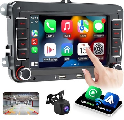 7'' Android Autoradio 2+32GB Wireless CarPlay Navi VW Golf 5 6