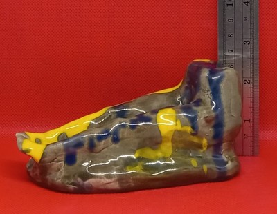''Long Legs Study 2'' - Outstanding Original Clay Sculpture. Hand made & glazed.